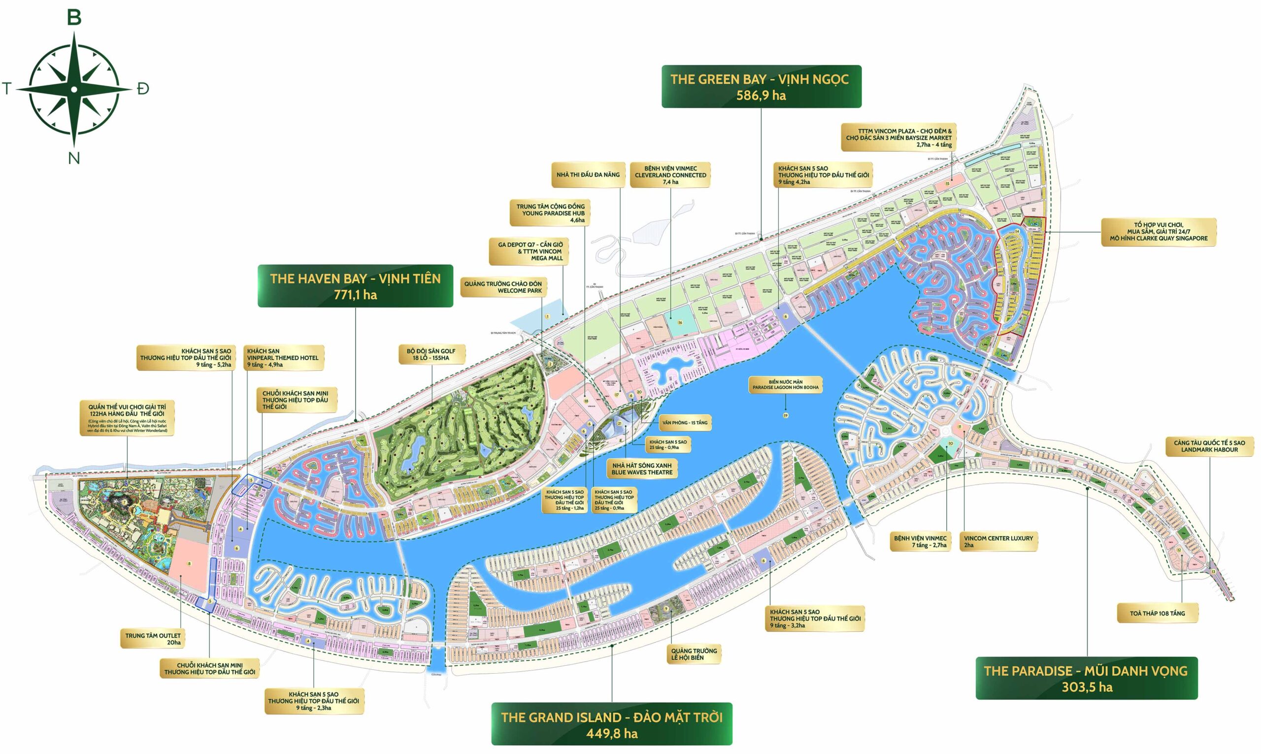 Mặt bằng tổng thể Vinhomes Green Paradise